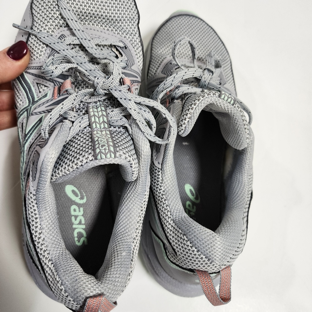 ASICS gel-venture 8 walking shoes Womens size 9 in silver and gray - Picture 10 of 16